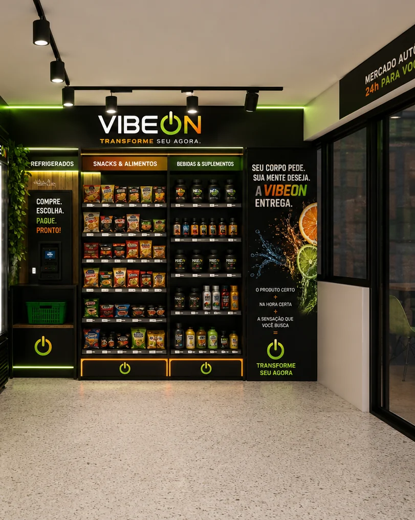 Interior de um Business Market VIBEON